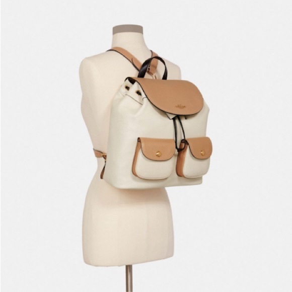 Coach - Pennie Backpack In Colorblock - Picture 2 of 10